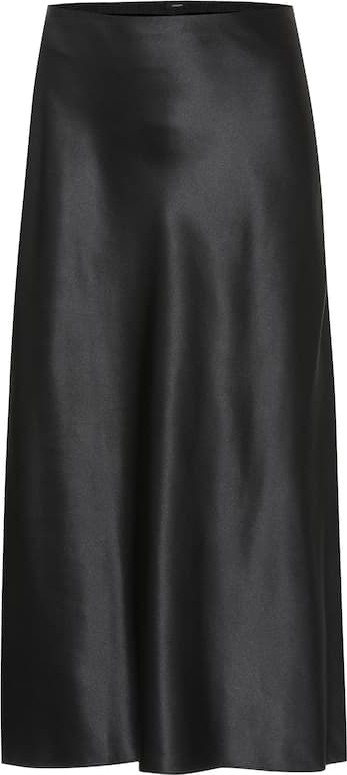 Joseph Frances silk-satin midi skirt