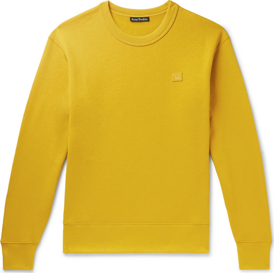 Acne Studios Fairview Fleece-Back Cotton-Jersey Sweatshirt