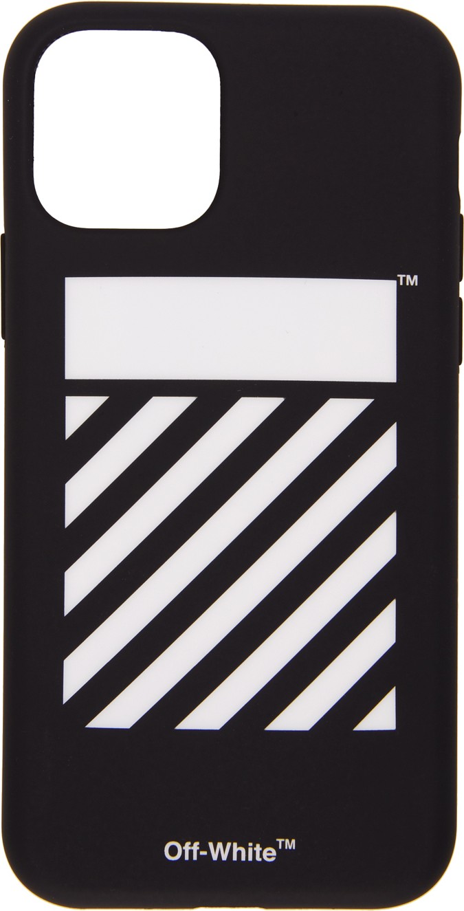 Off White Black Diagonal iPhone 11 Case