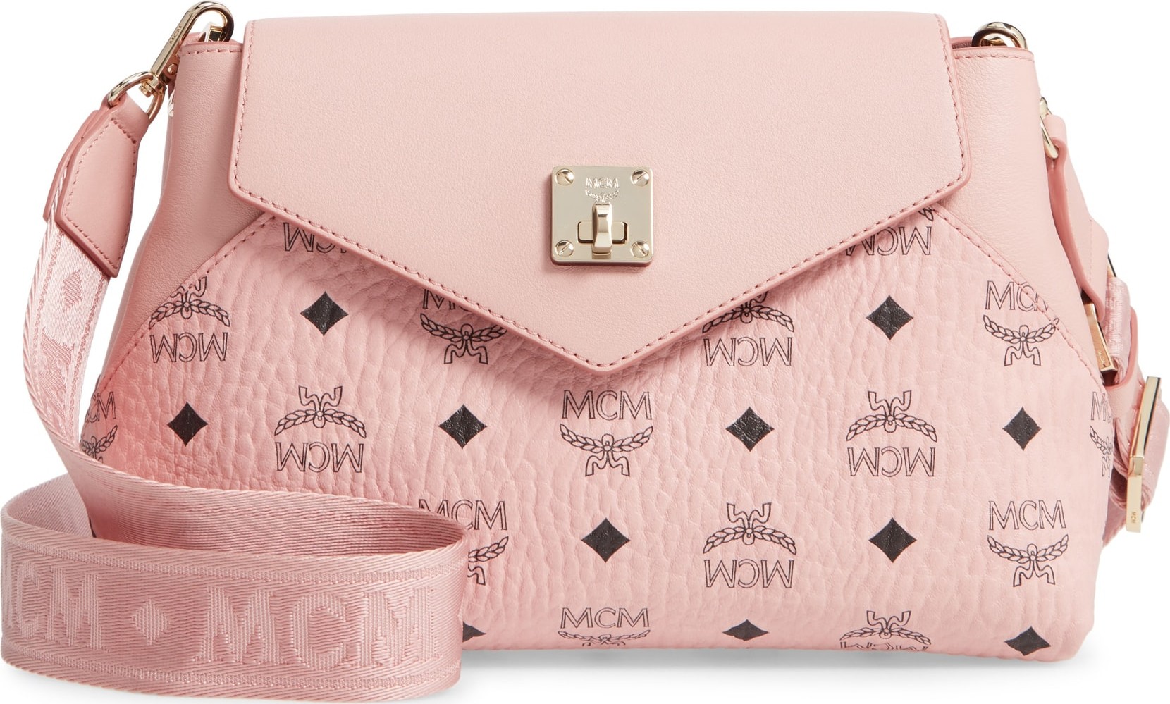 MCM Essentials Visetos Original Small Crossbody Bag