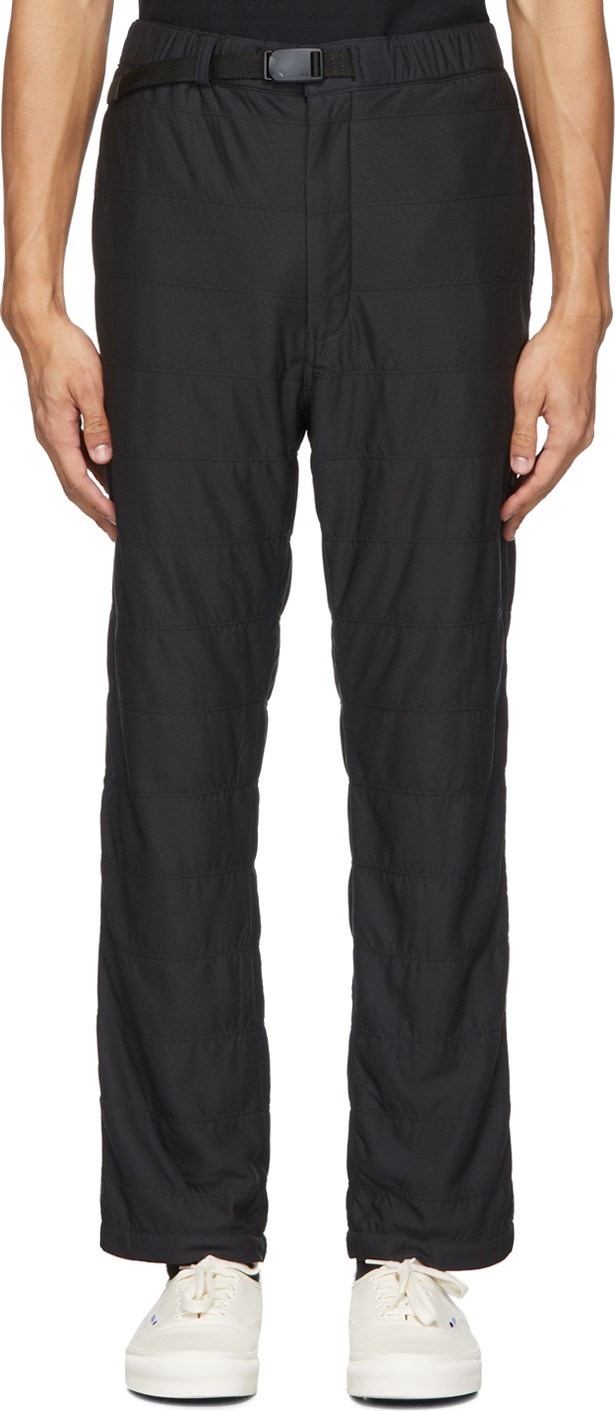 Snow Peak Black Flexible Insulated Trousers