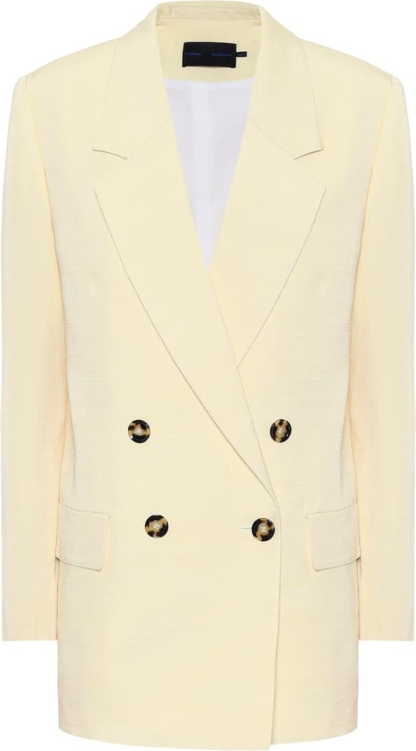 Proenza Schouler Double-breasted twill blazer