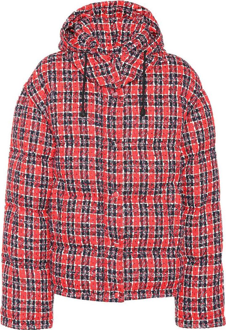 Gucci Tweed puffer jacket