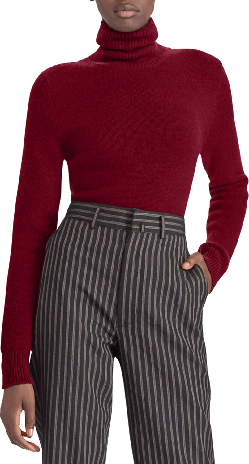 Ralph Lauren Turtleneck Long-Sleeve Cashmere Pullover Sweater