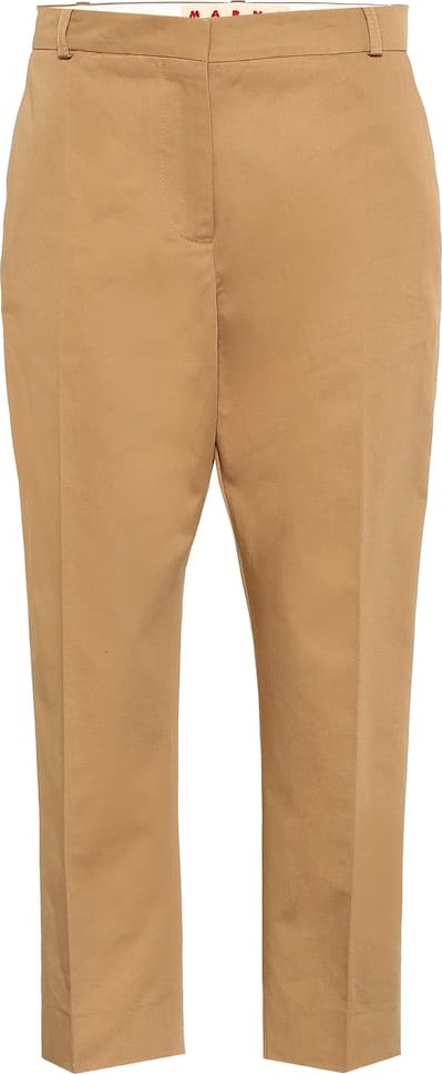 Marni Cotton and linen twill pants
