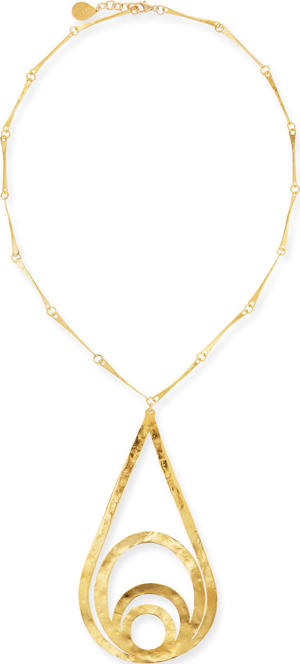 Devon Leigh Multi-Loop Teardrop Pendant Necklace