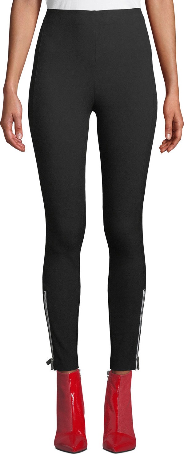 Rag & Bone Simone Skinny High-Rise Pants with Zipper Details