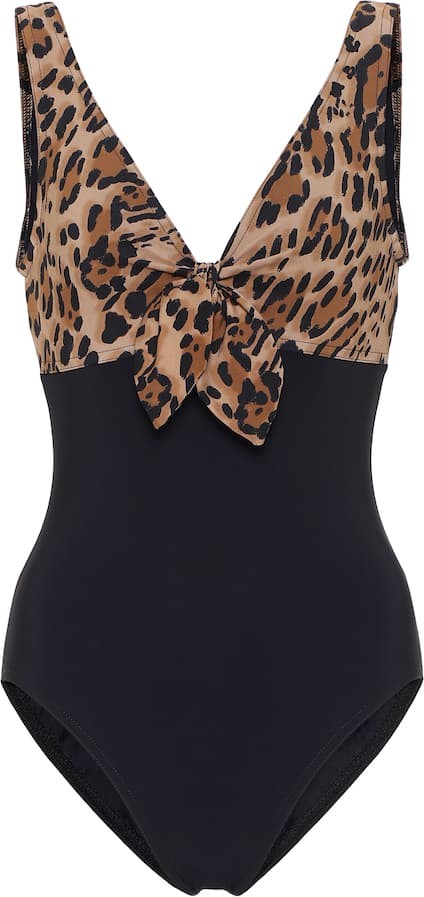 Karla Colletto Bree leopard-print swimsuit