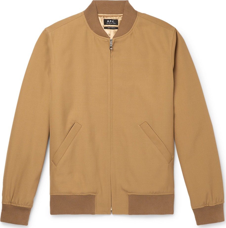 A.P.C. Barett Padded Tech-Gabardine Bomber Jacket