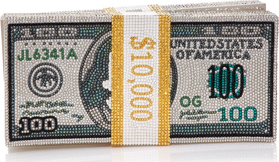 Judith Leiber Stack of Cash Rich Clutch Bag