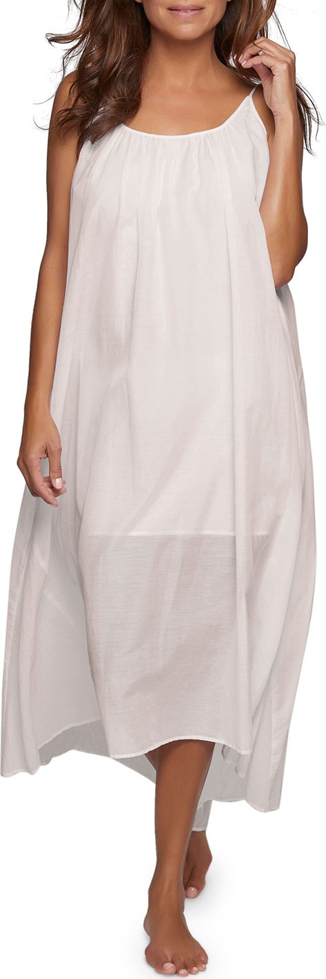 Pour Les Femmes Double-Layered Sleeveless Nightgown