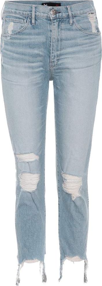 3X1 W3 Straight Authentic Crop jeans