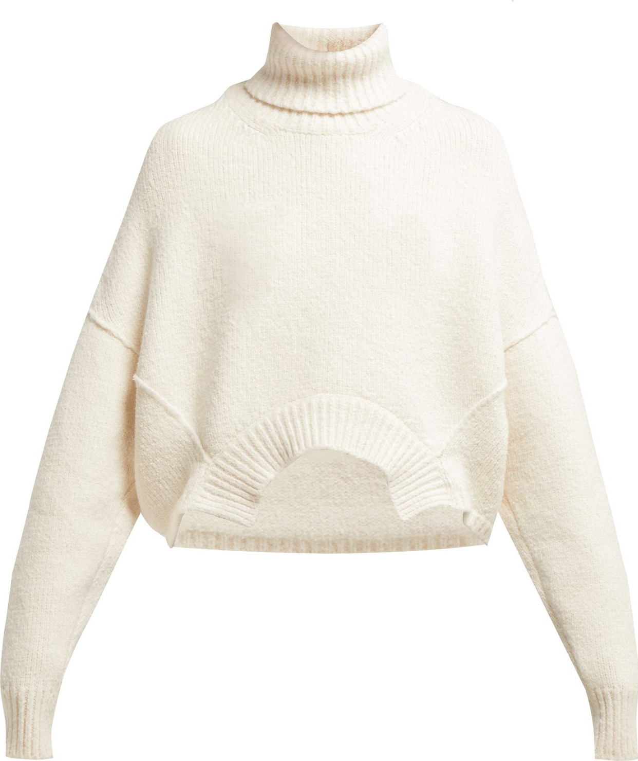 Golden Goose Deluxe Brand Oversized roll-neck cotton and wool-blend sweater