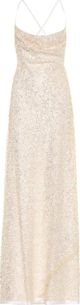 Galvan Whiteley sequined gown
