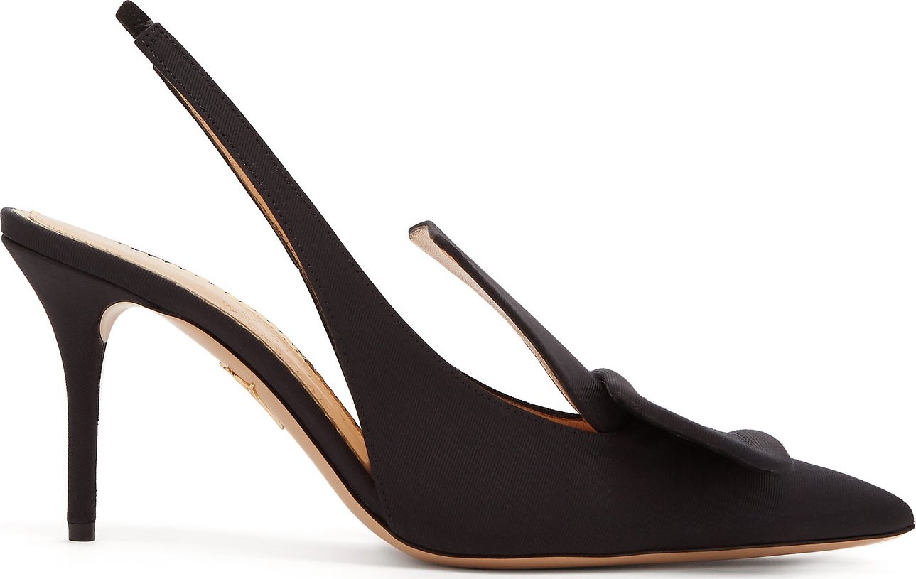 Emilia Wickstead X Charlotte Olympia grosgrain slingback pumps
