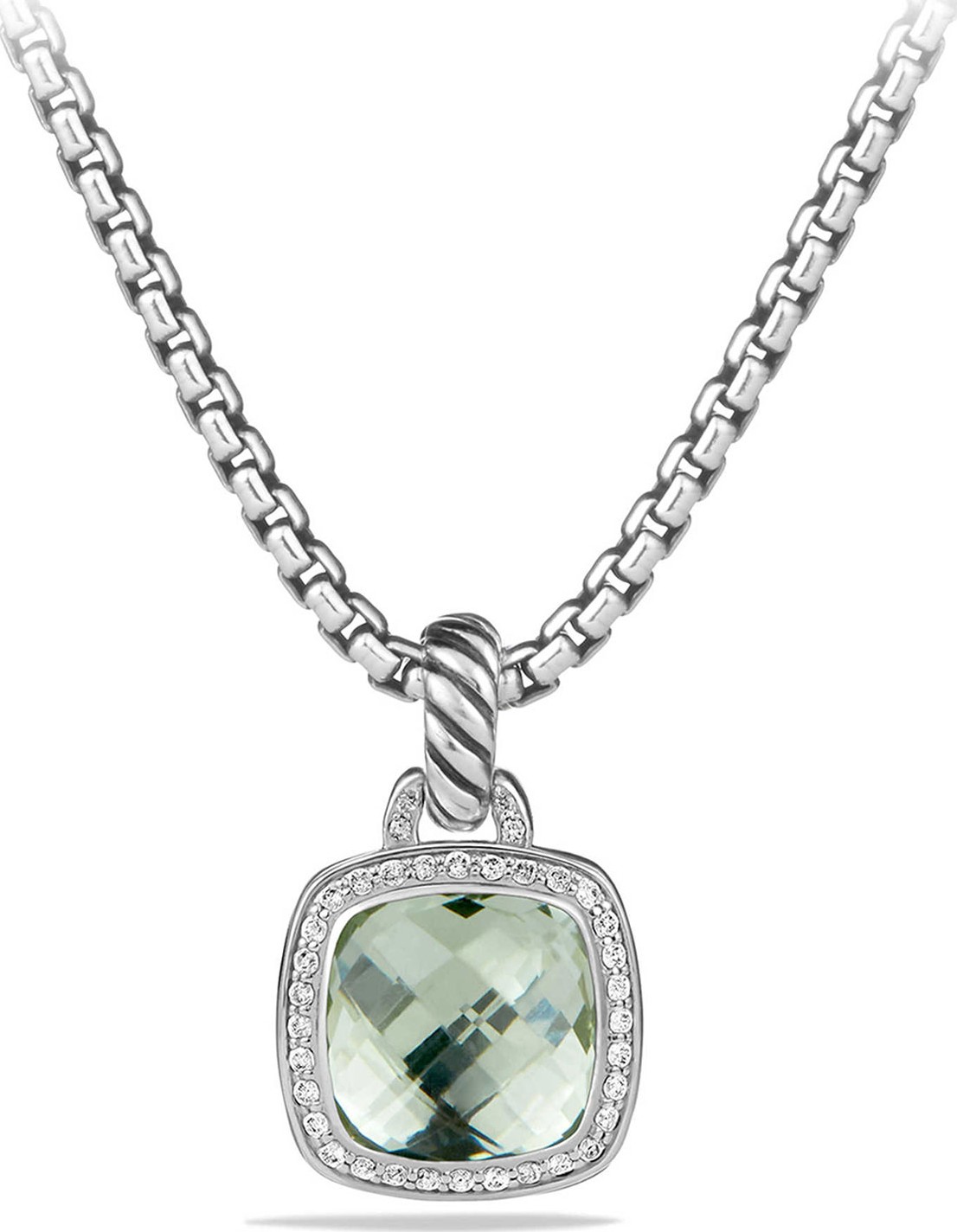 David Yurman Albion Stone Pendant with Diamonds
