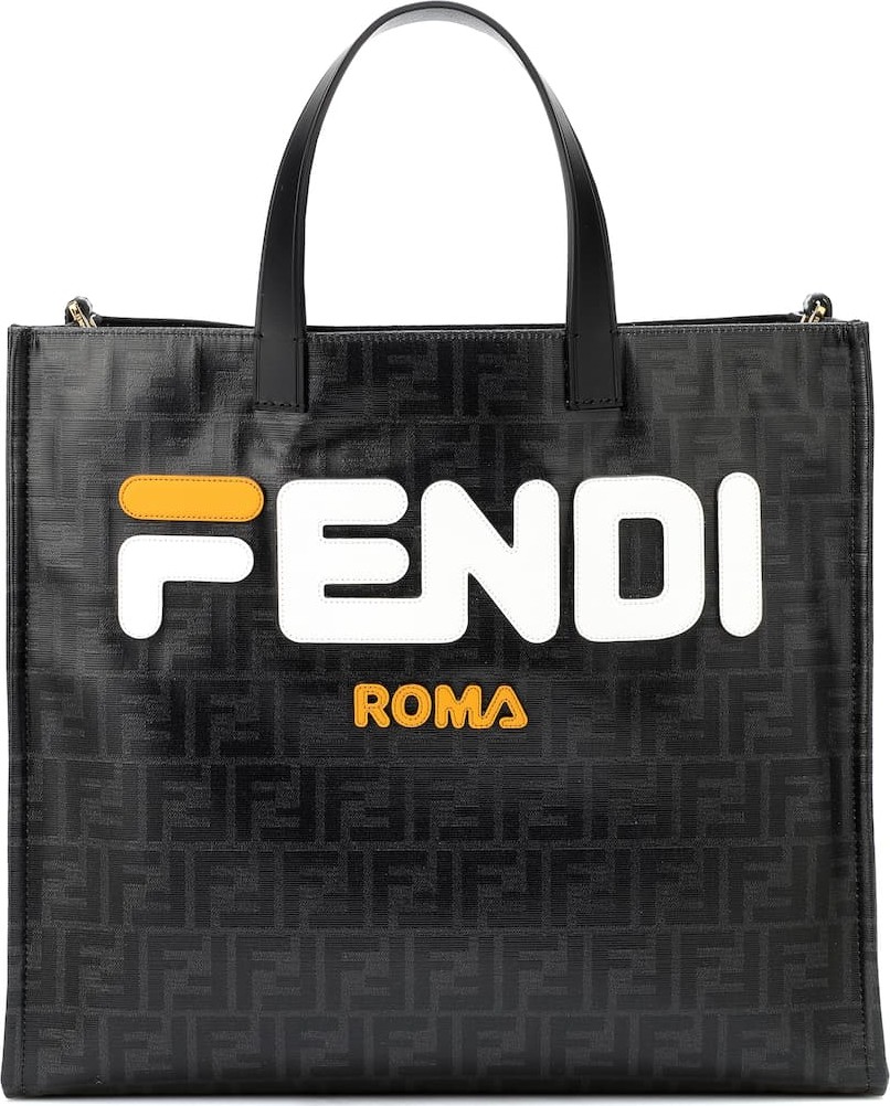 Fendi FENDI MANIA logo shopper