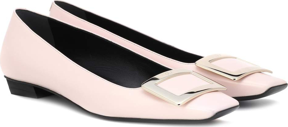 Roger Vivier Belle Vivier leather ballet flats