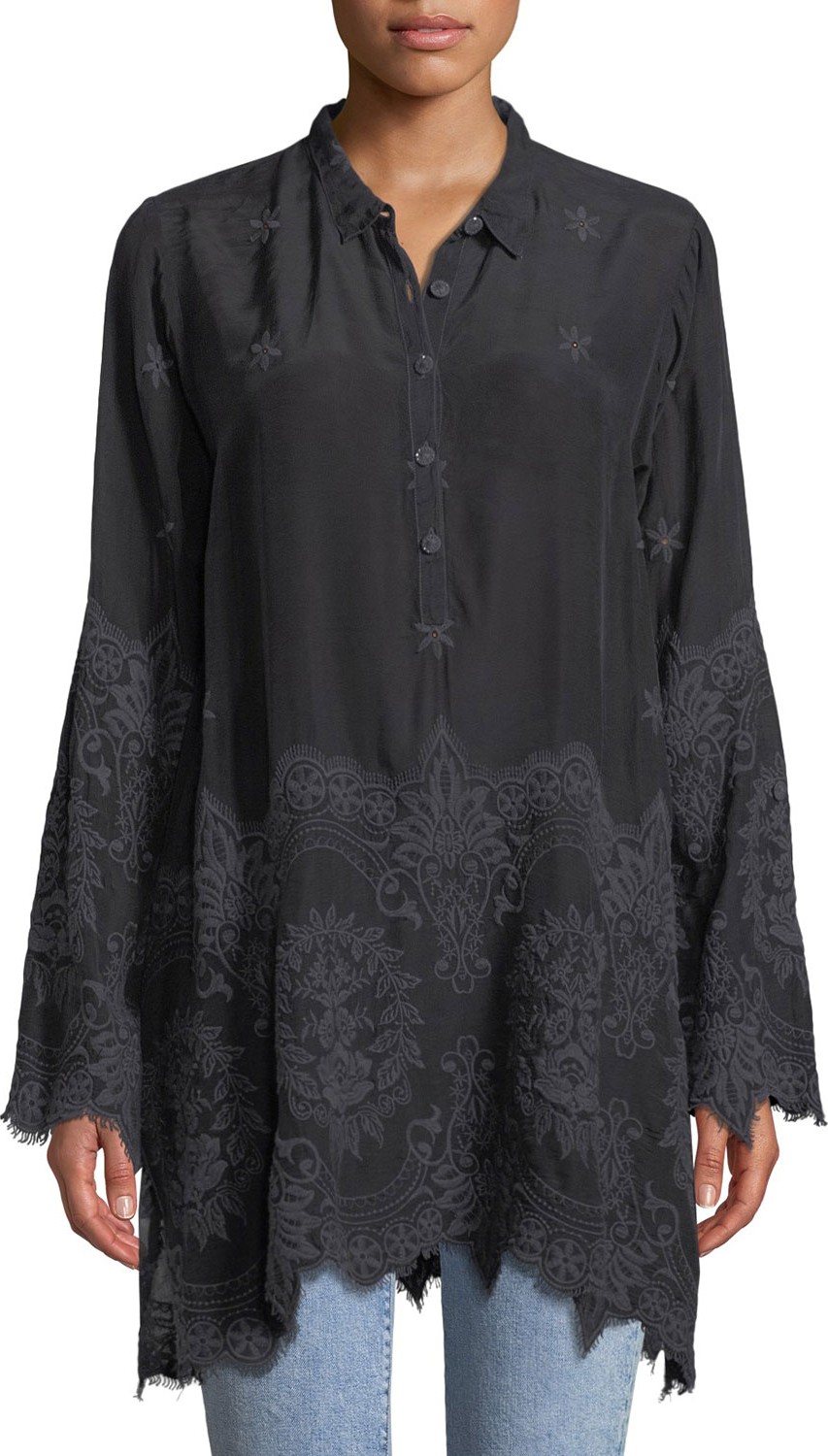 Johnny Was Love Embroidered Easy Tunic