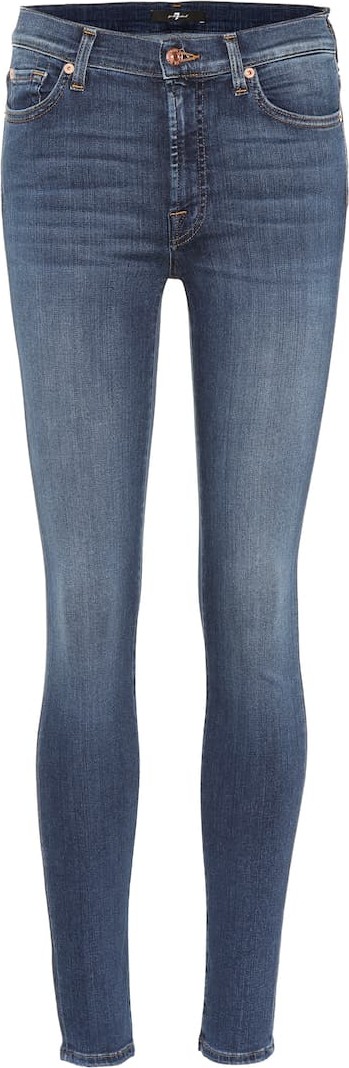 7 For All Mankind The Skinny high-rise jeans