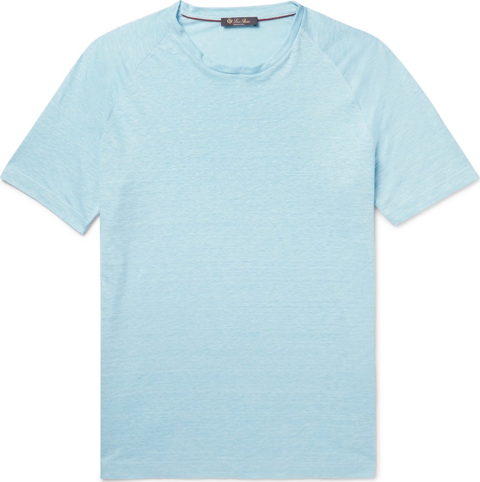 Loro Piana Mélange Linen-Jersey T-Shirt