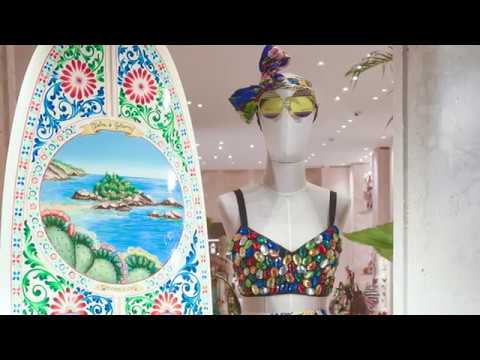 Dolce&Gabbana October 2018 window displays, St. Barth video cover