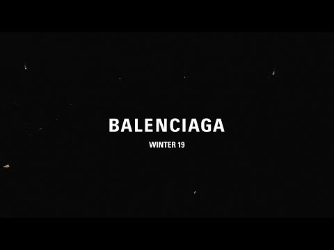 Balenciaga Winter 19 Show video cover