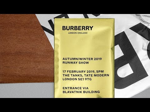 The Burberry Autumn/Winter 2019 Show video cover