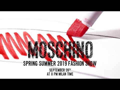 Start sketching! Discover Moschino Spring Summer '19 video cover