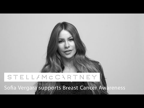 Sofia Vergara supports breast cancer awareness video cover